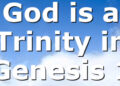 God is a Trinity